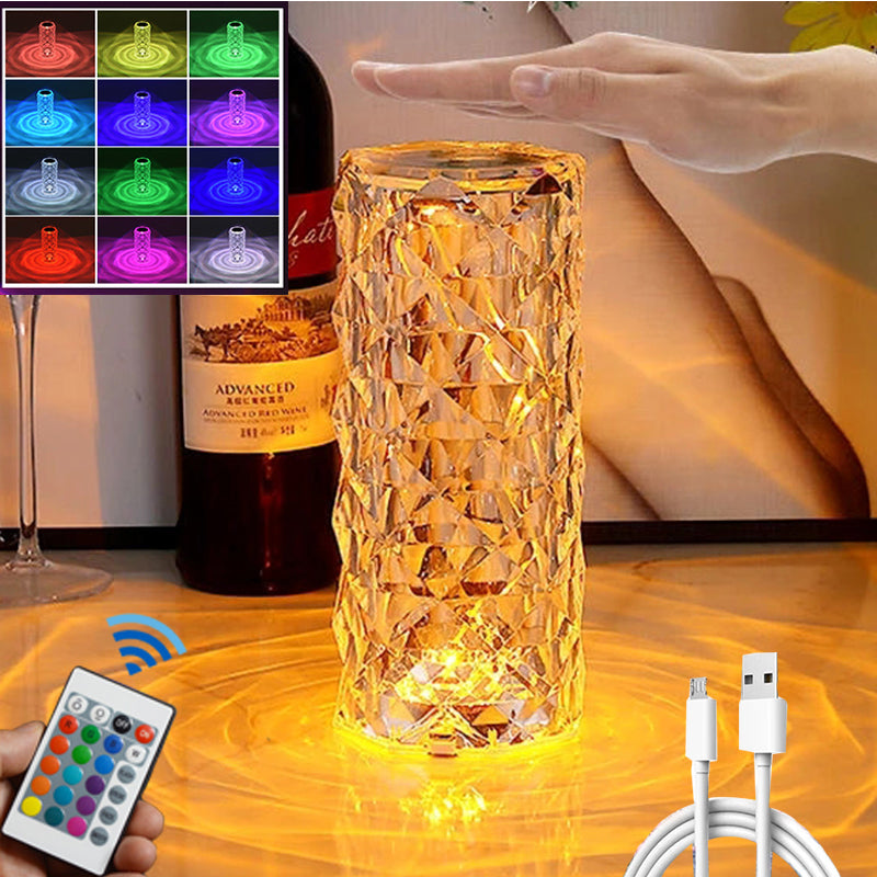 Illuminating LED Crystal Table Lamp